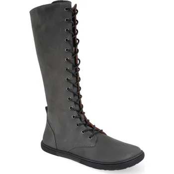 Dámské kozačky Barefoot dámské kozačky Koel - Flora Adult tmavě šedé Velikost: 44