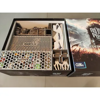 Příslušenství k deskovým hrám inserty.cz Frostpunk + Zoceleni mrazem + Dreadnought + Resources expansion - Insert (černý, 0035) čeština: Čeština