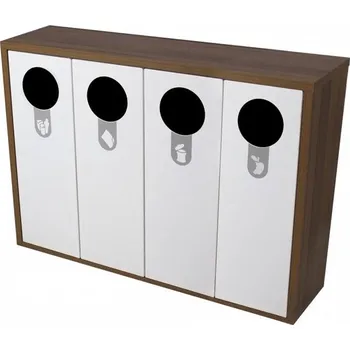 Odpadkový koš Odpadkový koš na tříděný odpad HELSINKI - 3 x 40 l