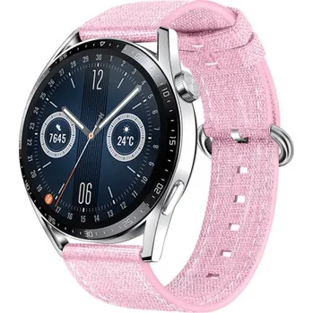 Řemínek na hodinky BSTRAP | BStrap Denim reminek na Garmin Vivoactive 5, pink