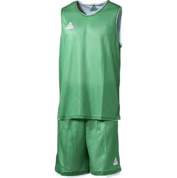 PEAK Pánský basketbalový oboustranný set tréninkový S ZELENÁ