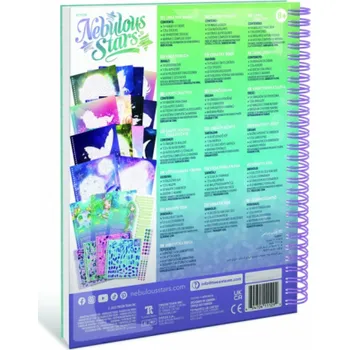 kreativní sada V kreativní knize NEBULOUS STARS NÁLEPKA PODLE ČÍSLA 11129