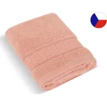 Kvalitní froté ručník 50x100 PROUŽEK lososový 450g