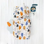 Blancheporte Dětské povlečení Minou, bavlna bílá napínací prostěradlo 90x190 cm