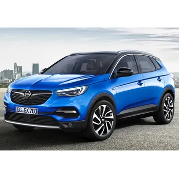 Nosič kol Příčníky Aurilis Edge pro Opel Grandland X SUV 2017-2024 s integrovanými podélníky