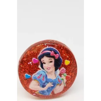 Prsten Prstýnek - DISNEY PRINCEZNY - SNĚHURKA - červený (Značka: ZHEJIANG)