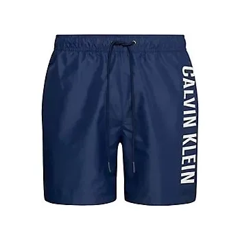 Pánské plavky Pánské plavkové kraťasy KM0KM01004C7E - Calvin Klein tmavě modrá 6XL