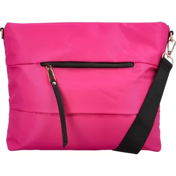 Kabelka Trendová dámská látková crossbody Rosa, fuchsiová