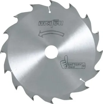 Pilový kotouč Pilový kotouč-HM, 185 x 1,2/1,8 x 20 mm, Z 16, WZ, Battery ideal