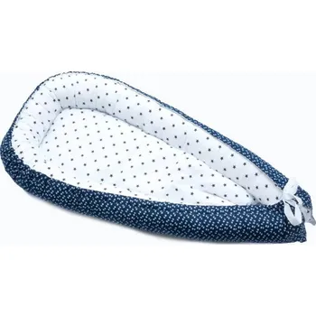 Hnízdečko pro miminko Priessnitz Kojenecké hnízdo modrá 43x73 cm