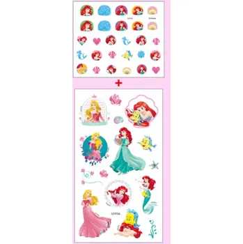 Set nálepek na nehty a tetování - DISNEY PRINCEZNY 5 (Značka: DISNEY)