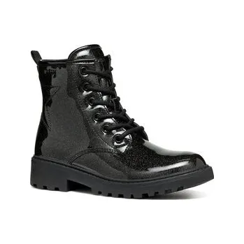 Dámské kozačky Kozačky Geox Jr Casey J9420G 000KC C9999 S Černá 41