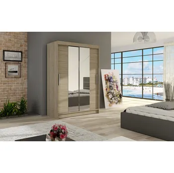 Šatní skříň Velká šatní skříň MIAMI II sonoma šířka 120 cm