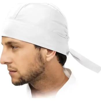 Čepice Premier BANDANA W kuchařský šátek 10 Pack bílý