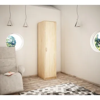 Šatní skříň Skříň WIKTORIA 1D Sonoma