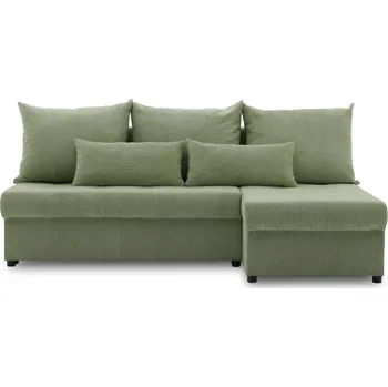 Obývací pokoj Rohová rozkládací sedací souprava VENEZIA I Olivová