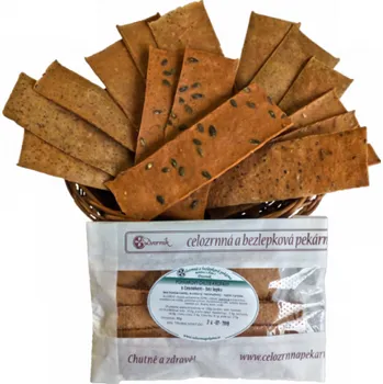Trvanlivě pečivo DVORNÍK Pohankový křupavý chléb s italským kořením bez lepku 80g