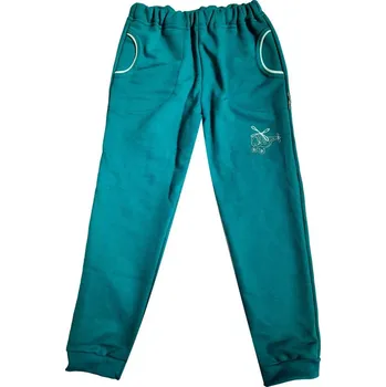 Betty Mode (ušito v ČR) Chlapecké tepláky bavlněné petrolejové vrtulník