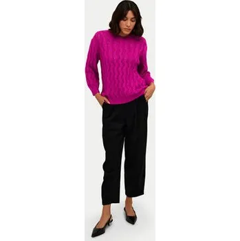 Dámský svetr Kaffe Svetr Lena 10508807 Růžová Regular Fit L