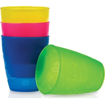 Kojenecká hygiena NUBY Pohárky 4 kusy 300 ml 9 m+