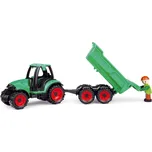Lena Traktor s vlečkou plast 32 cm s figurkou 32 cm