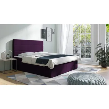 Postel Postel 62 BAKU 180x200 cm s úložným prostorem Fialová