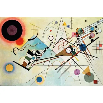 Plakát Plakát, Obraz - Wassily Kandinsky - Composition VIII.