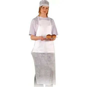 Pracovní zástěra Reis FFIZ zástěra bílá 10 KS 120x65