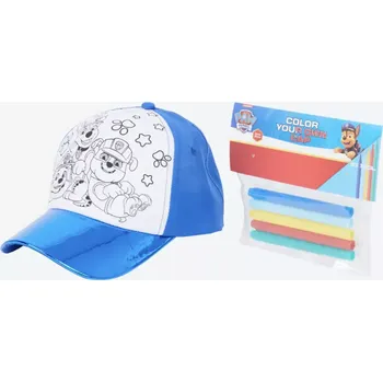 omalovánky Tlapková patrola CHASE - Vybarvi si vlastní kšiltovku