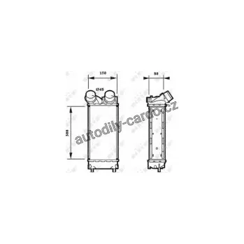 Chladič motoru Chladič turba - NRF 30190