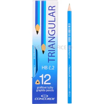 Grafitová tužka Grafitová tužka CONCORDE trojhranná č. 2 /HB/, A65683, 1ks