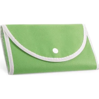 ARLON. Skládací taška z netkané textilie (80 g/m²) - Světle Zelená, Firemní dárkové předměty s vlastním potiskem