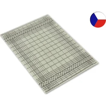 Utěrka Malý kuchyňský ručník 35x50 ZARA 450g Káro šedozelená