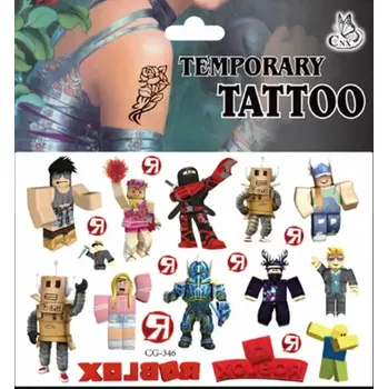 Odstranitelné tetování Dětské dočasné tetování - ROBLOX 3 (Značka: ROBLOX)