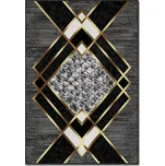 Koberec Gogo 160x230 cm černý/zlatý