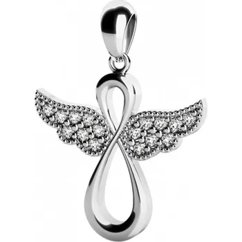 Přívěsek Couple, Andělský přívěsek Agnes II, bílé zlato a zirkony, 585-66-2-0216.1B00.0.00.001.23