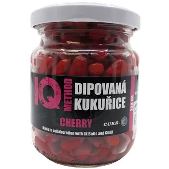 Návnadová surovina LK Baits IQ Method Dipovaná kukuřice Cherry
