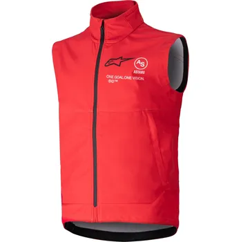 Pánská bunda Vesta TECHSTAR SOFTSHELL, ALPINESTARS (červená) 2026 (Velikost: 3XL)