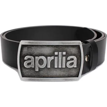 Opasek TXR Kožený opasok Aprilia 140 cm (Moto opasok s prackou Aprilia, vyrobený z hovädzej lícovej kože, zaručujúce dlhú životnosť.)