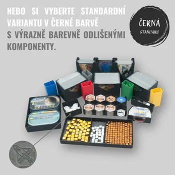 Příslušenství k deskovým hrám Woodneq Mars Teraformace - INSERT do hry (79376) Barva: Černá