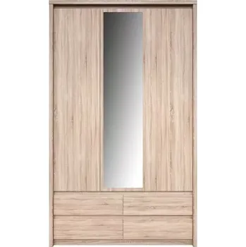 Šatní skříň NORTON se zrcadlem 3d4s