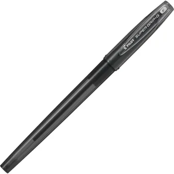Pilot, Kuličkové pero s víčkem SuperGrip-G, 0.7, (F) tenký, černá