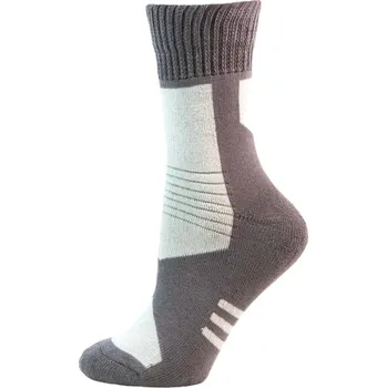 Pánské ponožky Froté ponožky s lycrou šedé, Velikost: 38 - 39 (5 - 6), Barva: Šedá