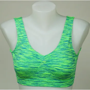 Podprsenka Greenice Sportovní podprsenka melír Velikost: 2XL - 3XL, Barva: zelená