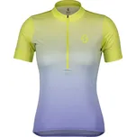Dámský cyklistický dres SCOTT Endurance 15 kr. rukáv Bitter Yellow/Dream Blue - vel. M r.23