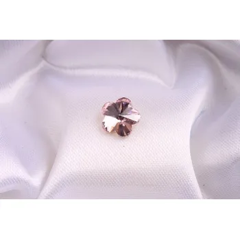 Dětské navlékací korálky Skleněný šaton kytička 10 mm - č. 344