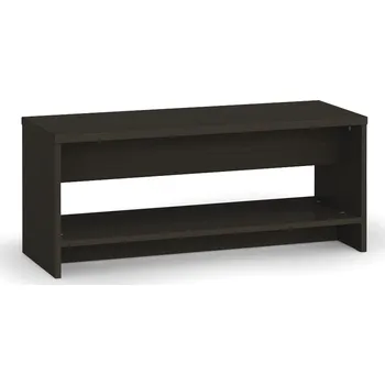 B2B Partner Šatní lavice s policí na boty, zesílená, délka 1000 mm, wenge