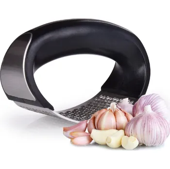 Lis na česnek ČESNEKÁTOR | kolébkový lis na česnek | masivní nerezové provedení | 10 cm Dedra