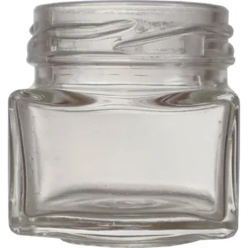 Sklenice Sklenice Čtyřhran mini - 0.04 bezbarevná T.O. 43