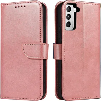 KNÍŽKOVÉ POUZDRO NA SAMSUNG GALAXY S24+ PLUS HEYCASE MAGNET WALLET RŮŽOVÁ
